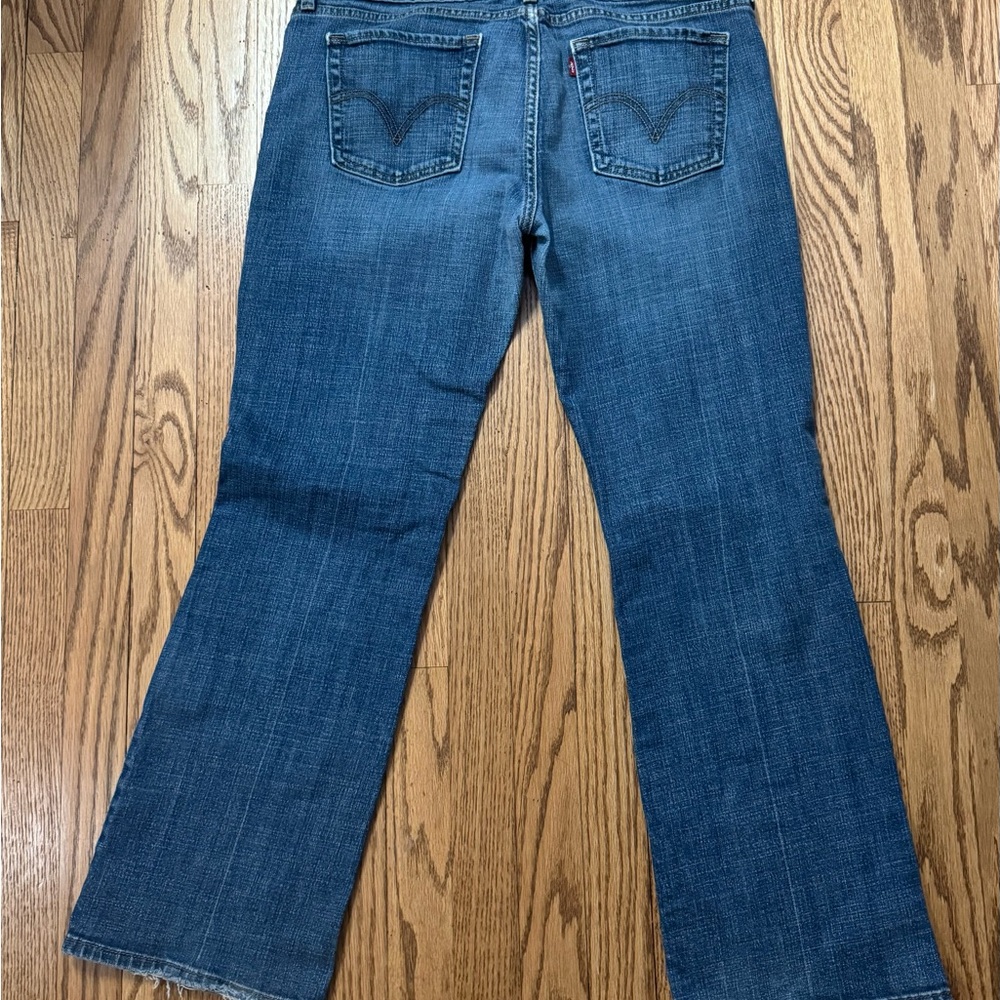 Levi's Vintage Dark Blue Flare Women's Jeans Size 14